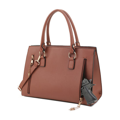 Dina Concealed Carry Lock and Key Satchel