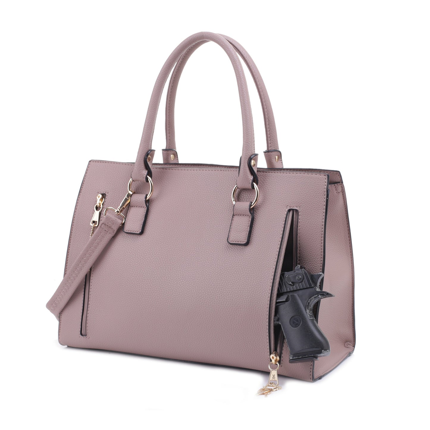 Dina Concealed Carry Lock and Key Satchel