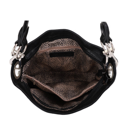 Lydia Lock and Key Hobo Shoulder Bag