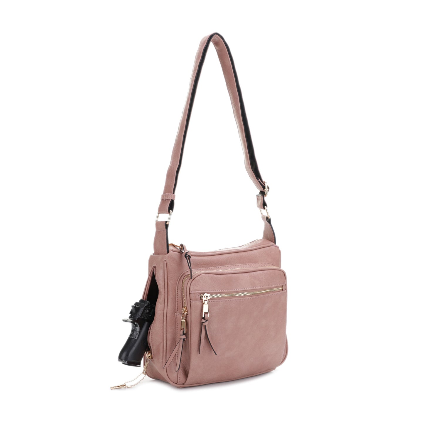 Brooklyn Concealed Carry Lock and Key Crossbody