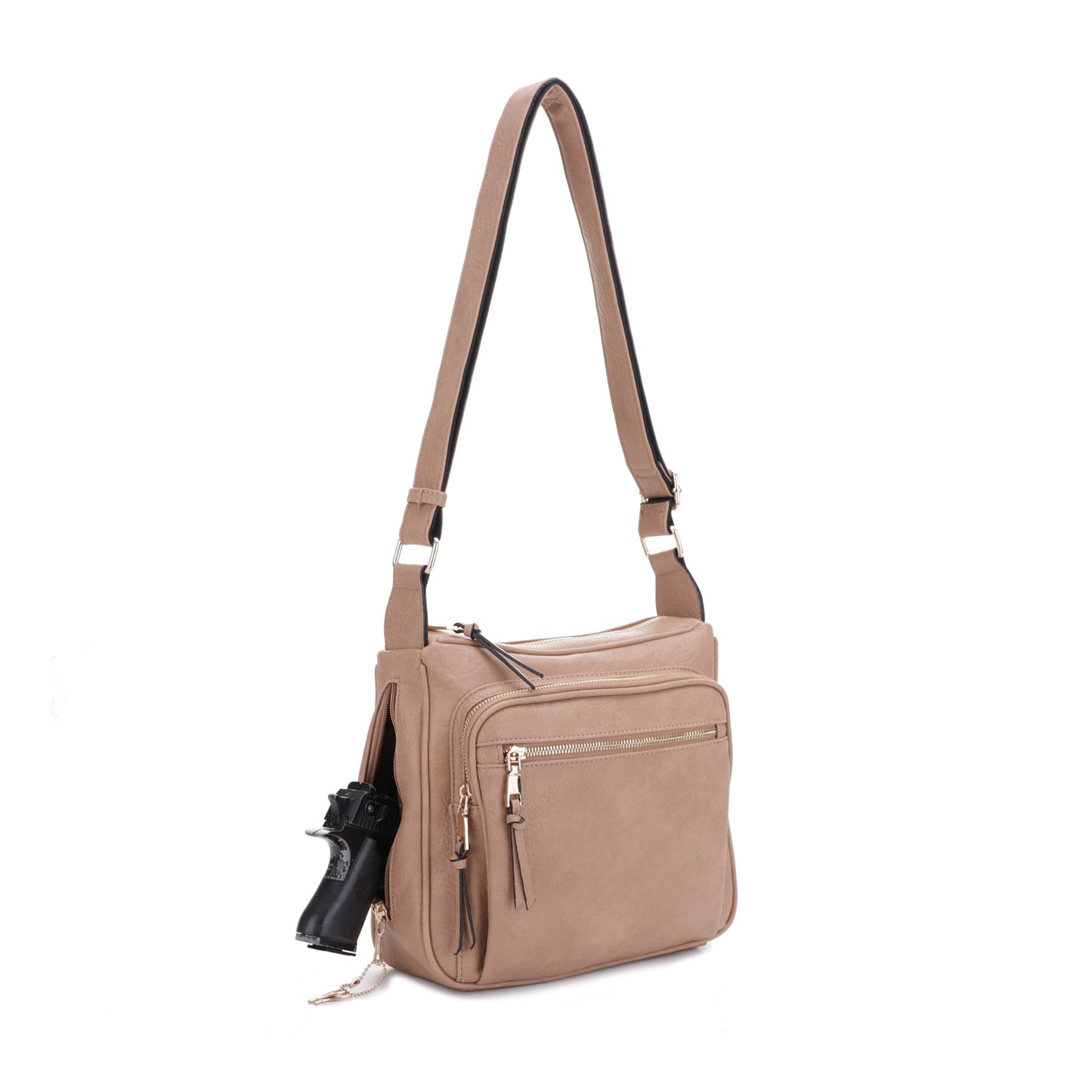 Brooklyn Concealed Carry Lock and Key Crossbody