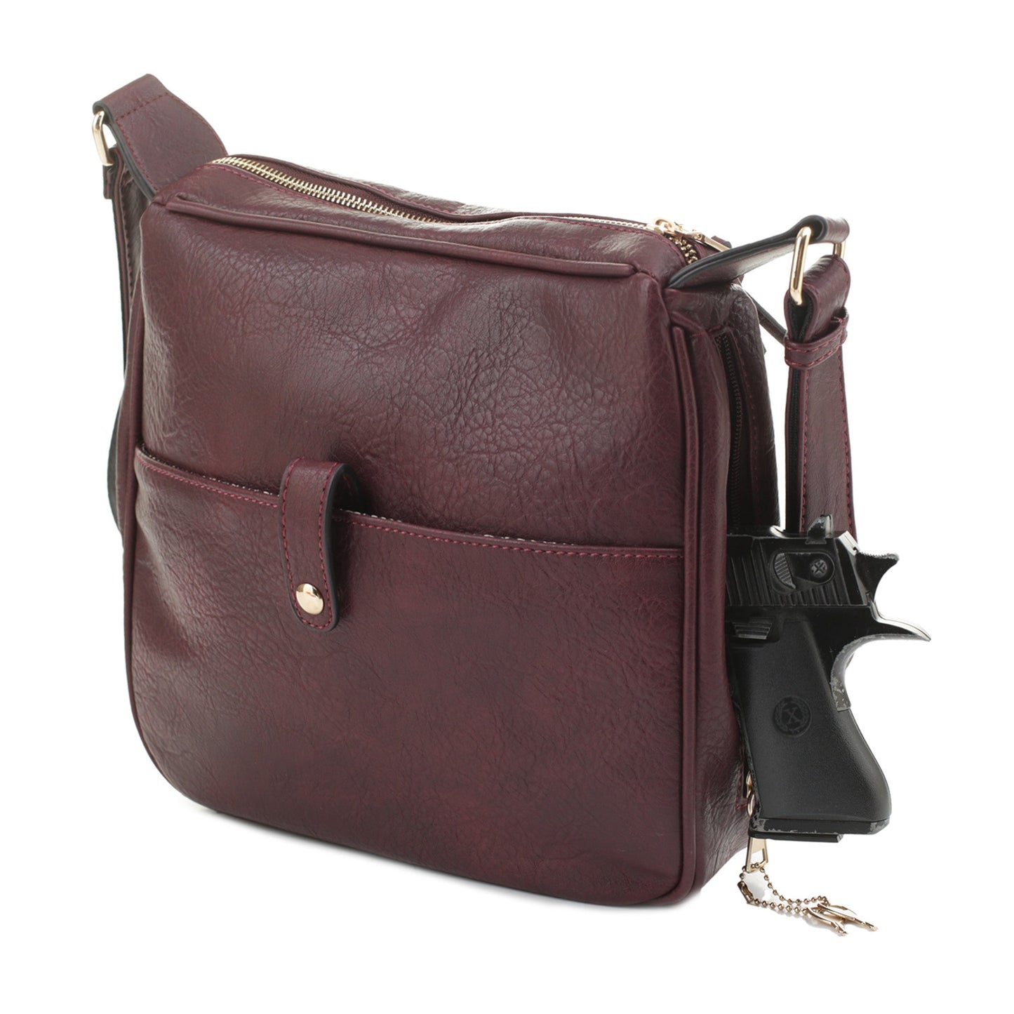 Brooklyn Concealed Carry Lock and Key Crossbody