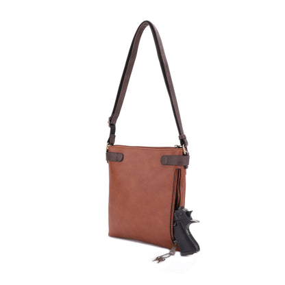 Hannah Concealed Carry Lock and Key Crossbody