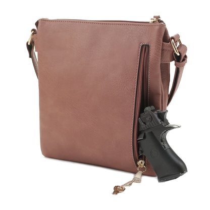 Piper Concealed Carry Lock and Key Crossbody