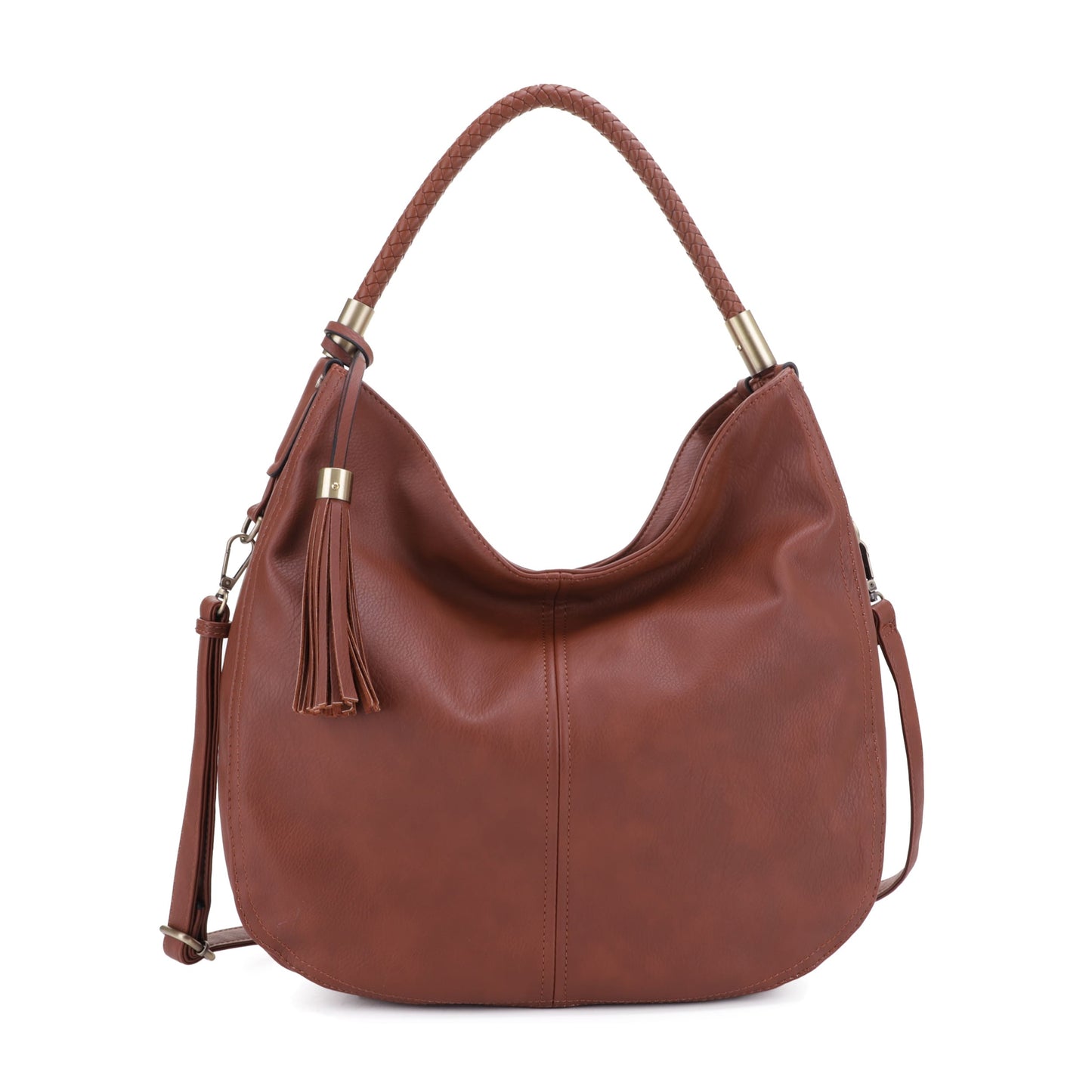 Sienna Concealed Carry Lock and Key Tassel Hobo Shoulder Bag