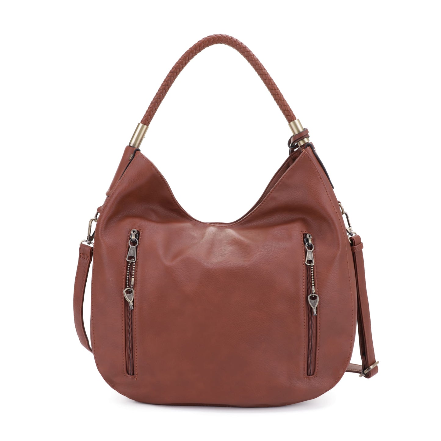 Sienna Concealed Carry Lock and Key Tassel Hobo Shoulder Bag