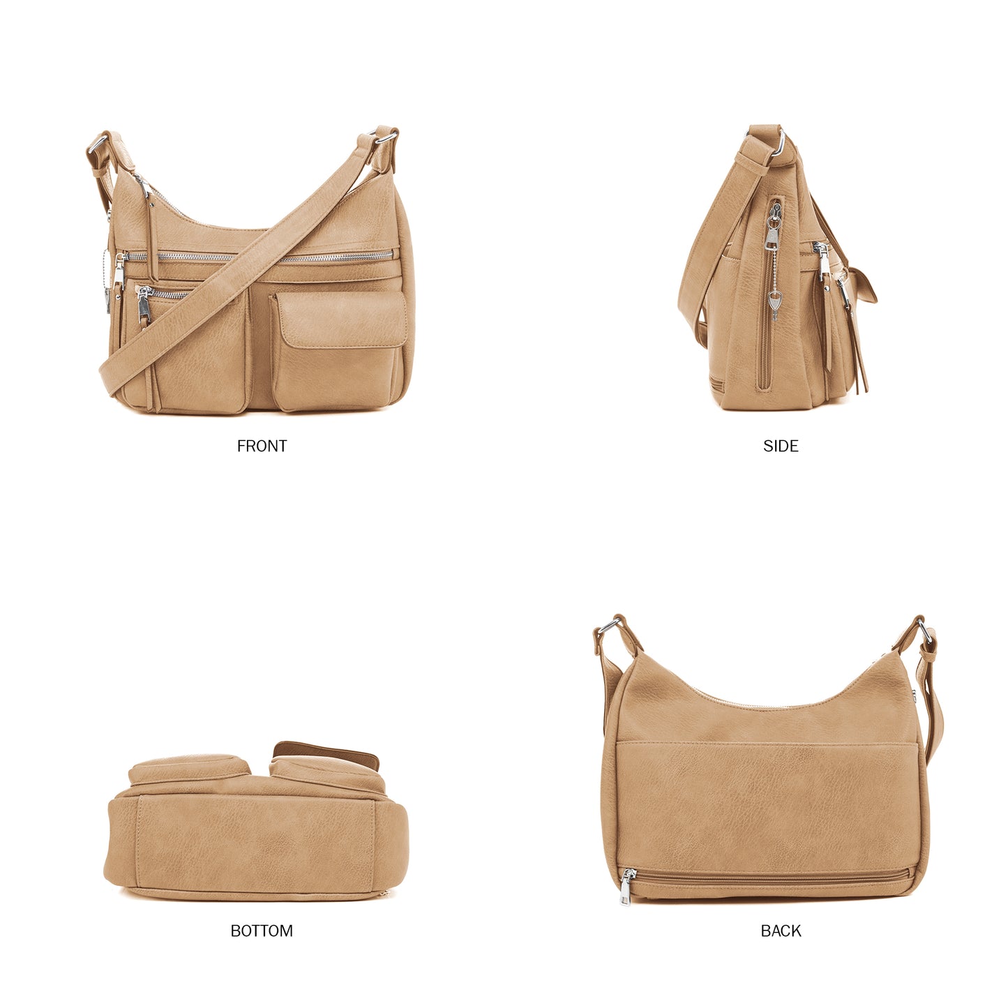 Elle Concealed Carry Hobo Handbag