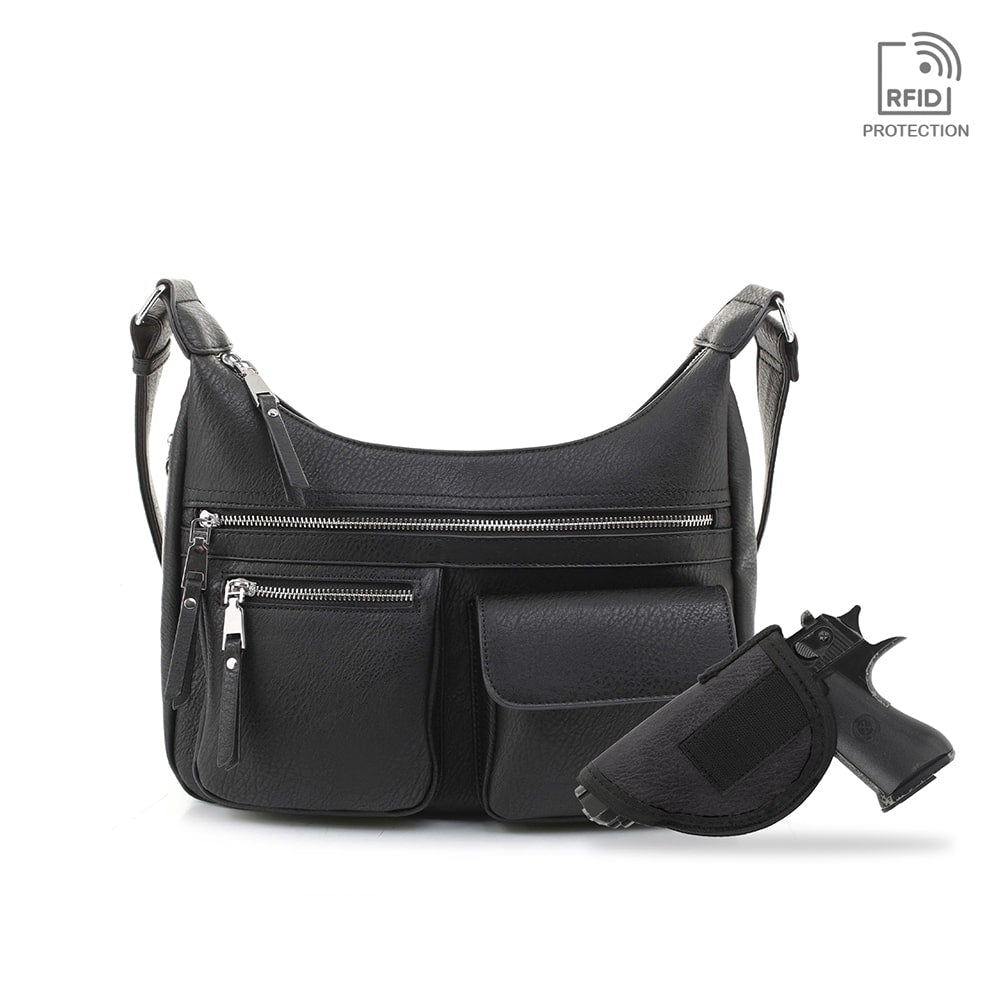 Elle Concealed Carry Hobo Handbag