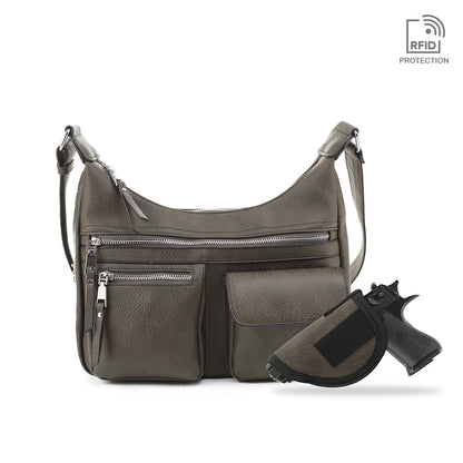 Elle Concealed Carry Hobo Handbag