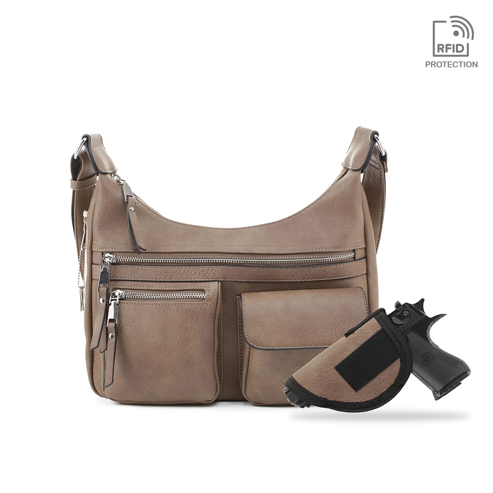 Elle Concealed Carry Hobo Handbag