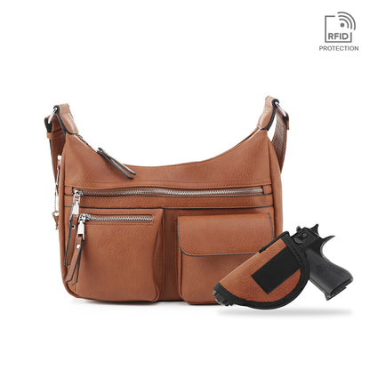 Elle Concealed Carry Hobo Handbag