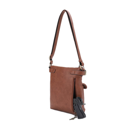 Shelby Concealed Carry Lock and Key Crossbody