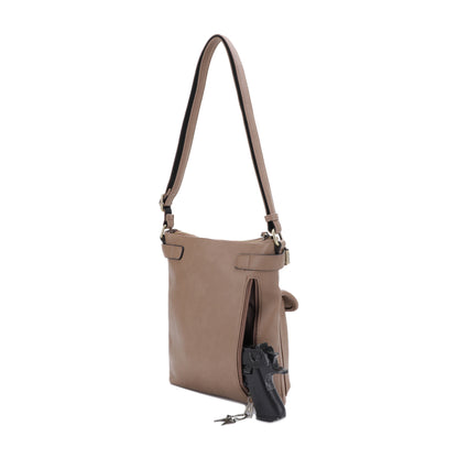 Shelby Concealed Carry Lock and Key Crossbody