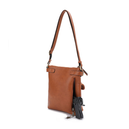 Shelby Concealed Carry Lock and Key Crossbody