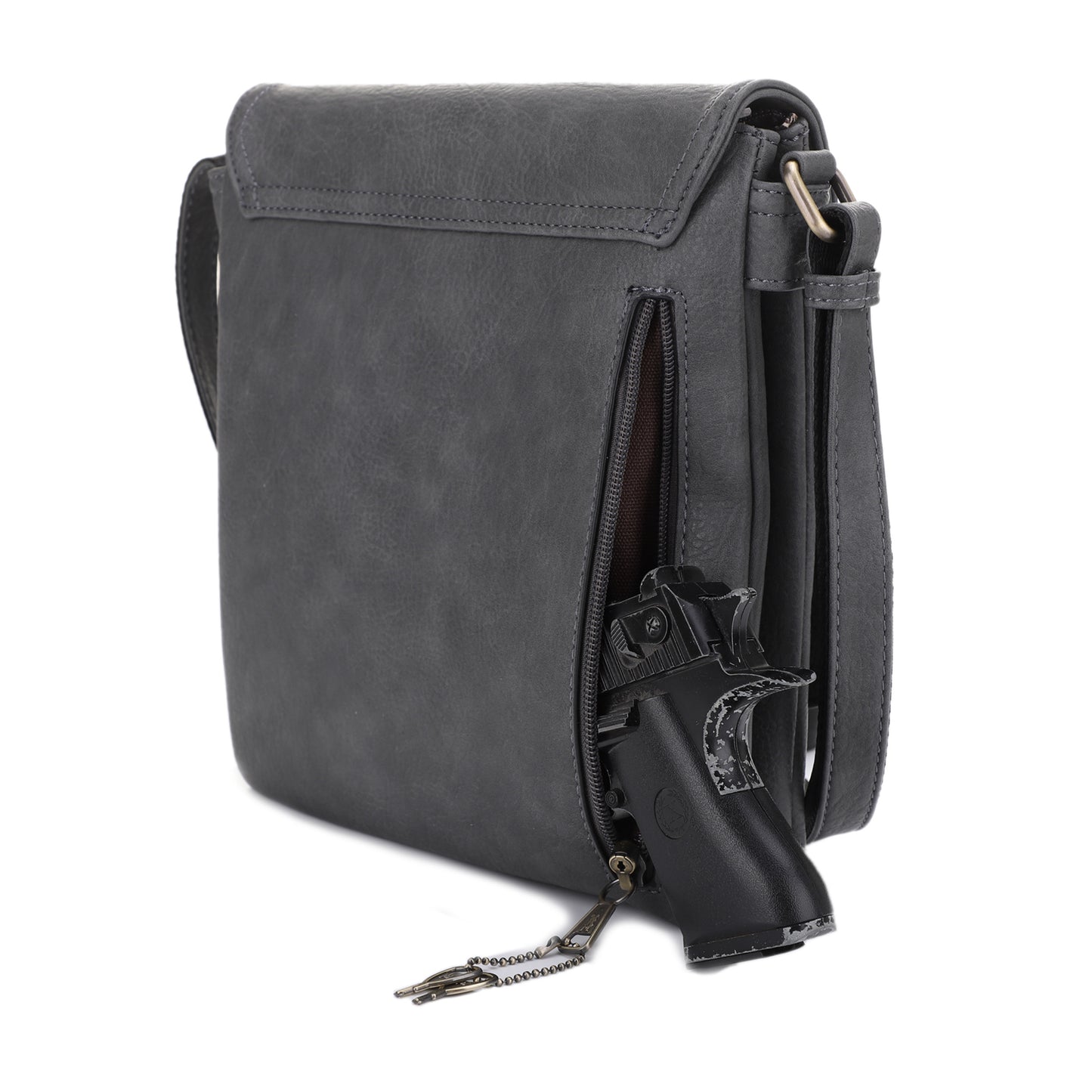 Nora Concealed Carry Lock and Key Crossbody