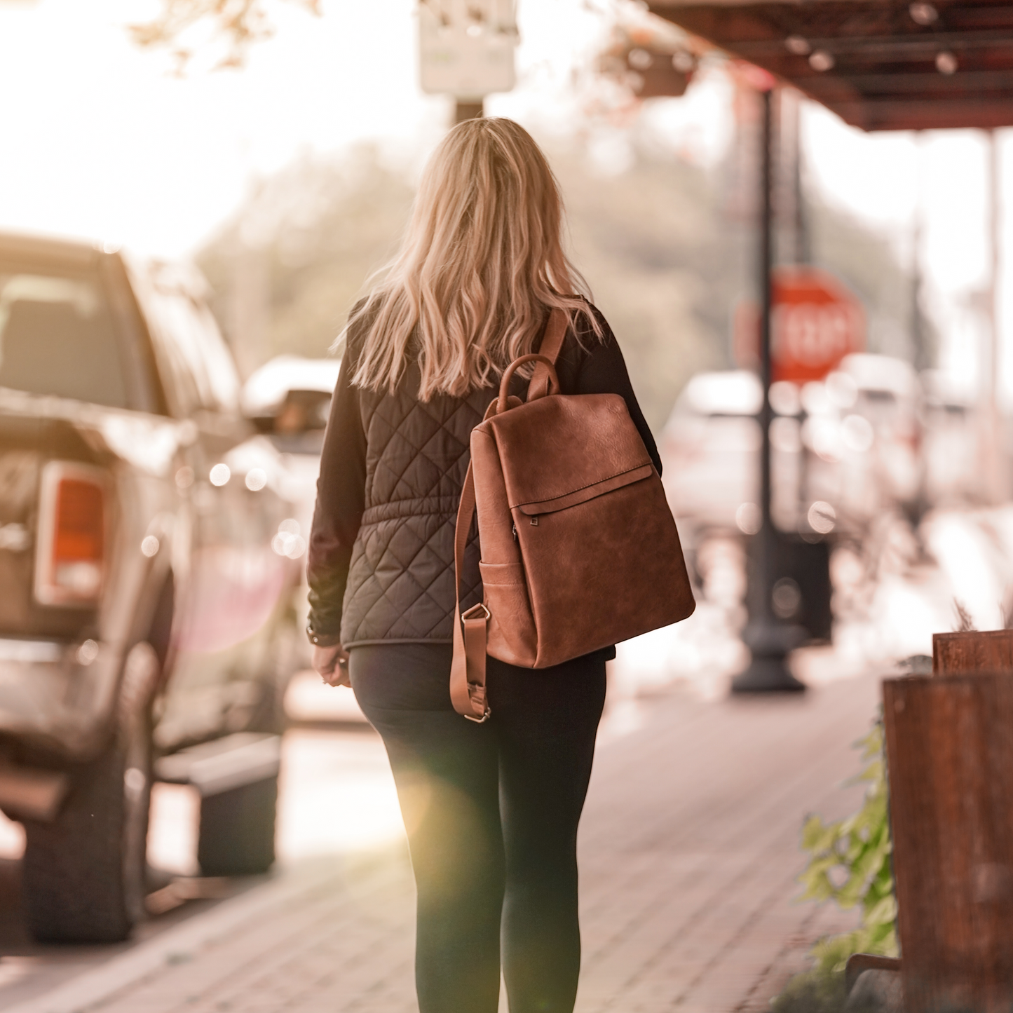 Sierra Concealed Carry Lock and Key Backpack Purse