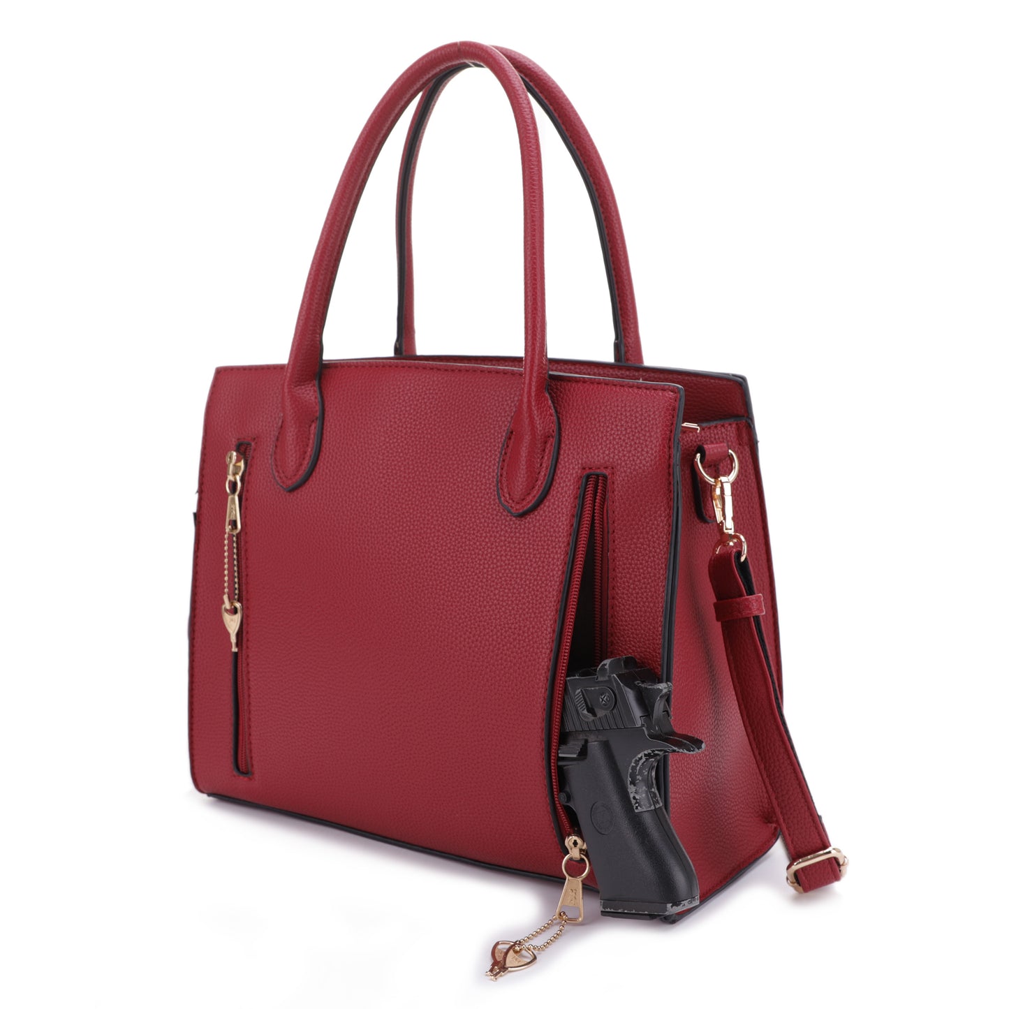 Evelyn Concealed Carry Lock and Key Satchel