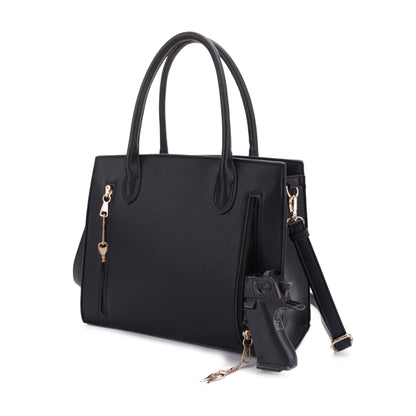 Evelyn Concealed Carry Lock and Key Satchel