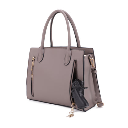 Evelyn Concealed Carry Lock and Key Satchel