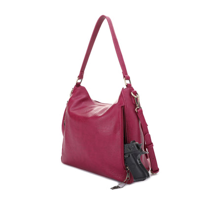 Dakota Concealed Carry Lock and Key Hobo Shoulder Bag