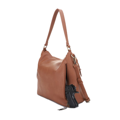 Dakota Concealed Carry Lock and Key Hobo Shoulder Bag