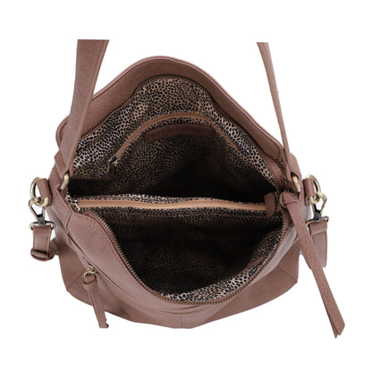 Dakota Concealed Carry Lock and Key Hobo Shoulder Bag