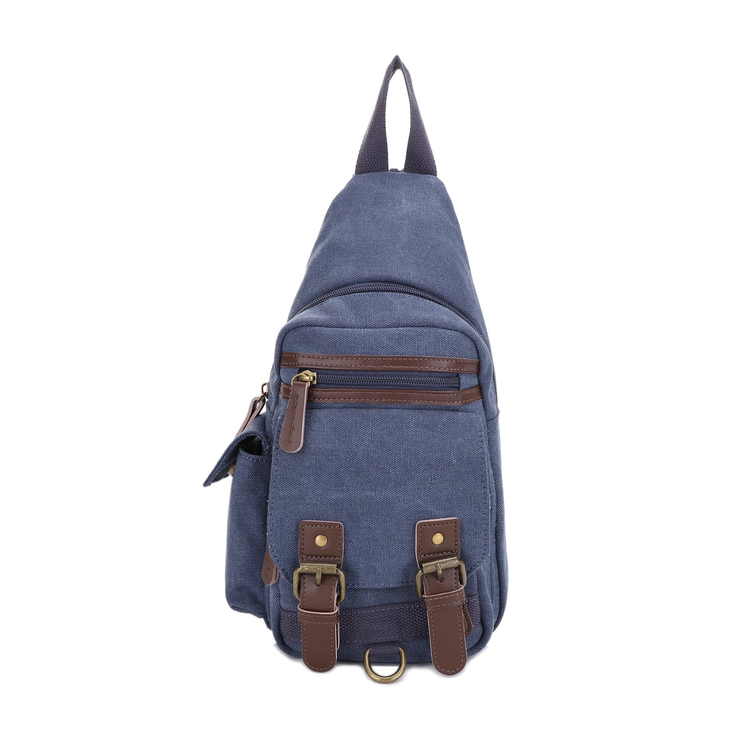 Shasta Unisex Canvas & Leather Concealed Carry Sling Bag