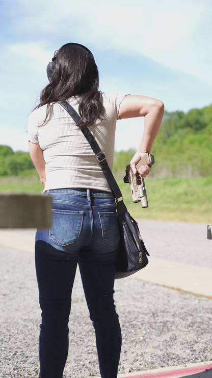 Brooklyn Concealed Carry Lock and Key Crossbody