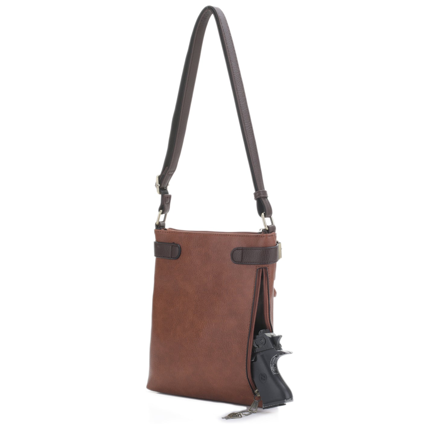 Hannah Concealed Carry Lock and Key Crossbody