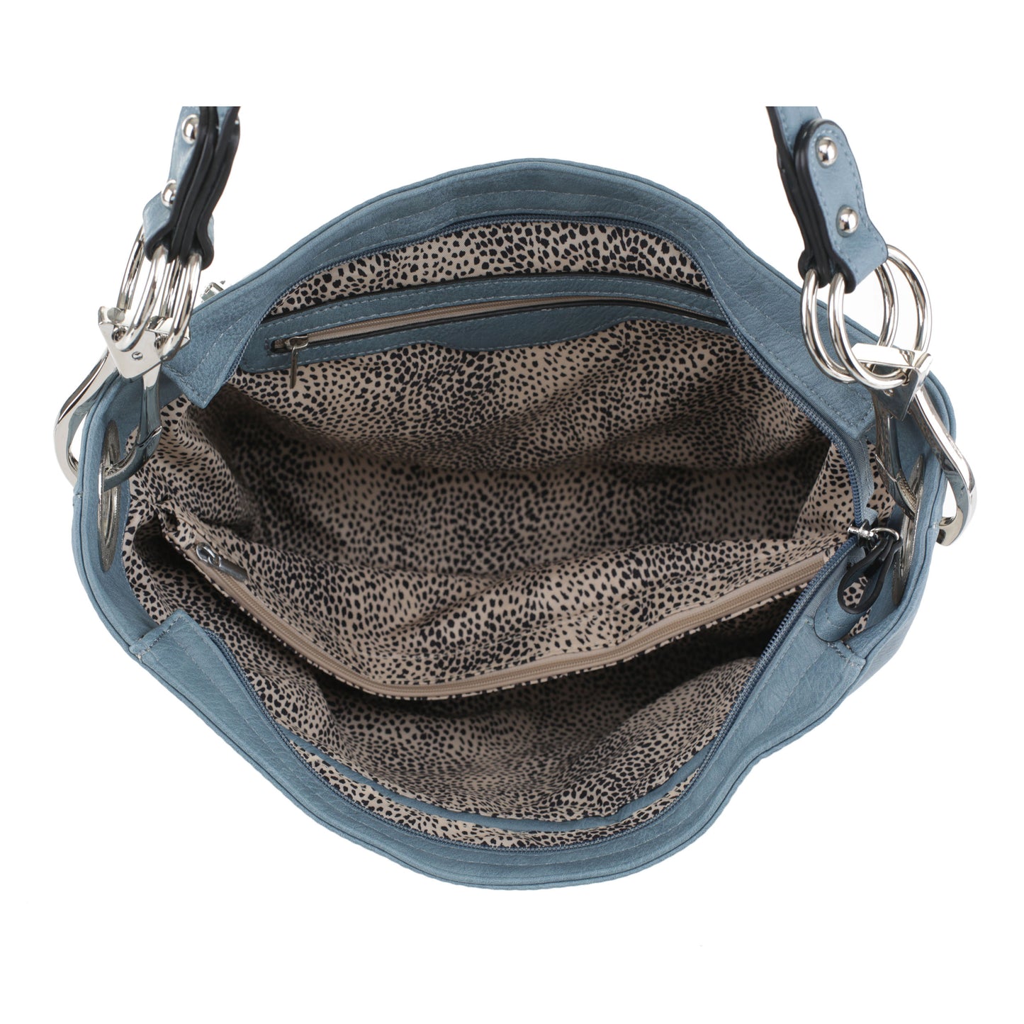 Lydia Lock and Key Hobo Shoulder Bag - JessieJames Handbags