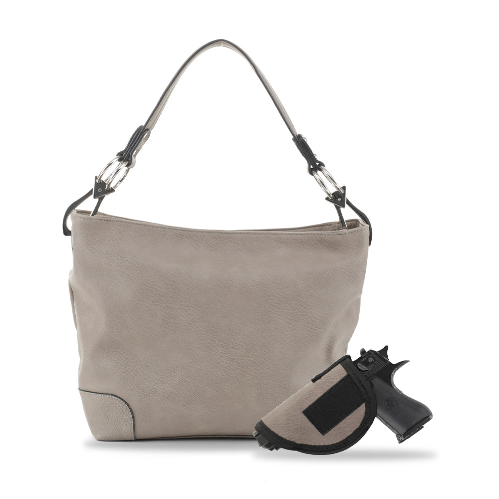 Lydia Lock and Key Hobo Shoulder Bag - JessieJames Handbags