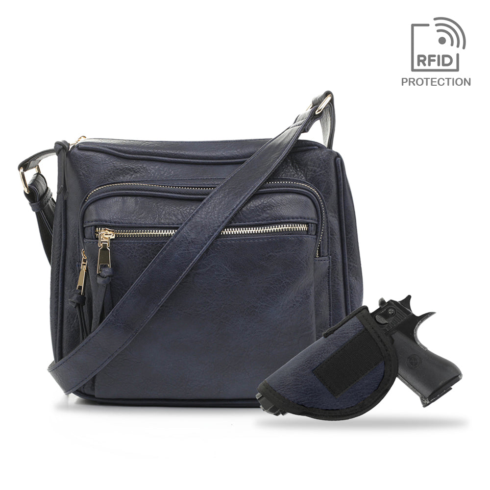 Elevate your style and security with the new Agent Crossbody bag